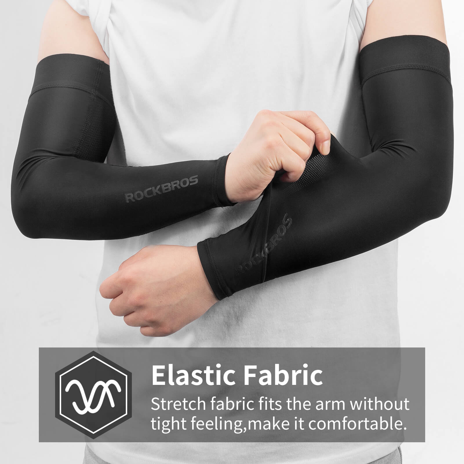 ROCKBROS Sun Protection Cycling Arm Sleeves Cooling Summer
