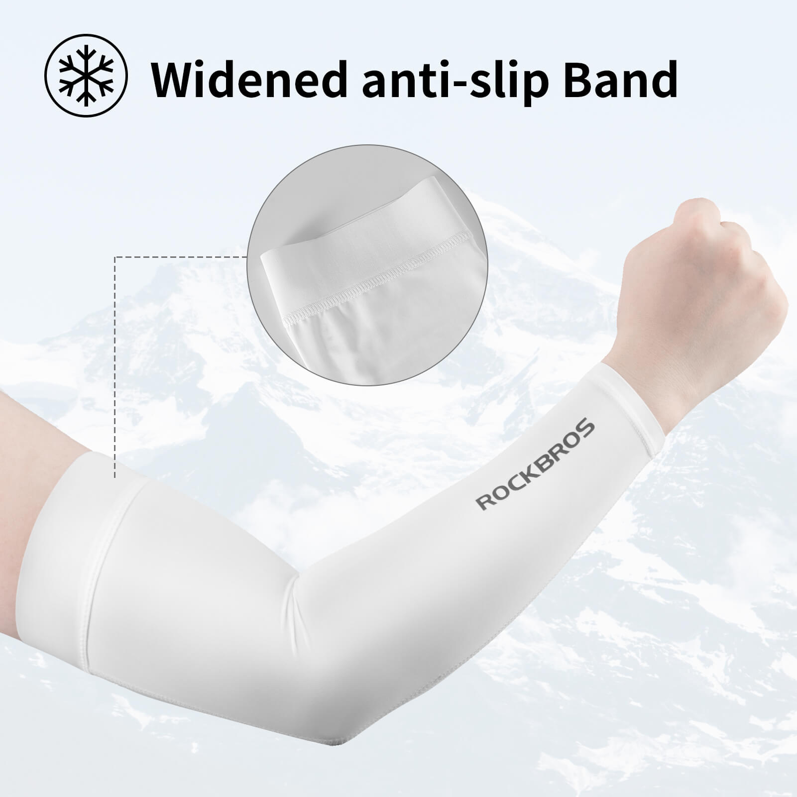 ROCKBROS Sun Protection Cycling Arm Sleeves Cooling Summer