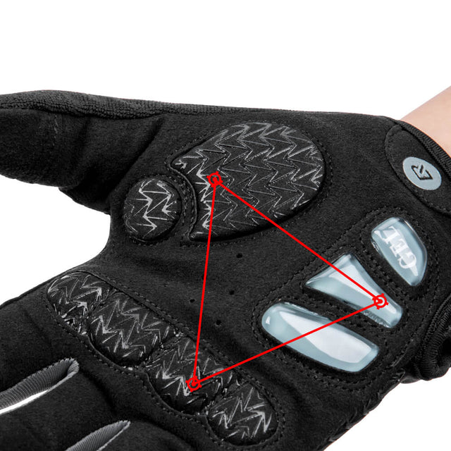 rockbros full finger cycling gloves with touch screen, anti-slip design
#color_black