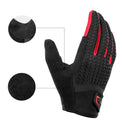 rockbros full finger cycling gloves with touch screen, anti-slip design
#color_red