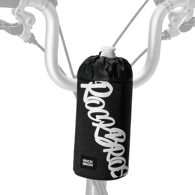 rockbros handlebar cycling bottle bag for urban and travel rides
#color_black