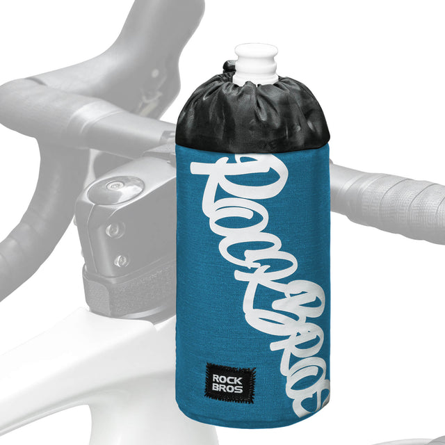 rockbros handlebar cycling bottle bag for urban and travel rides
#color_blue
