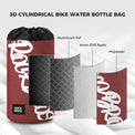 rockbros handlebar cycling bottle bag for urban and travel rides
#color_red