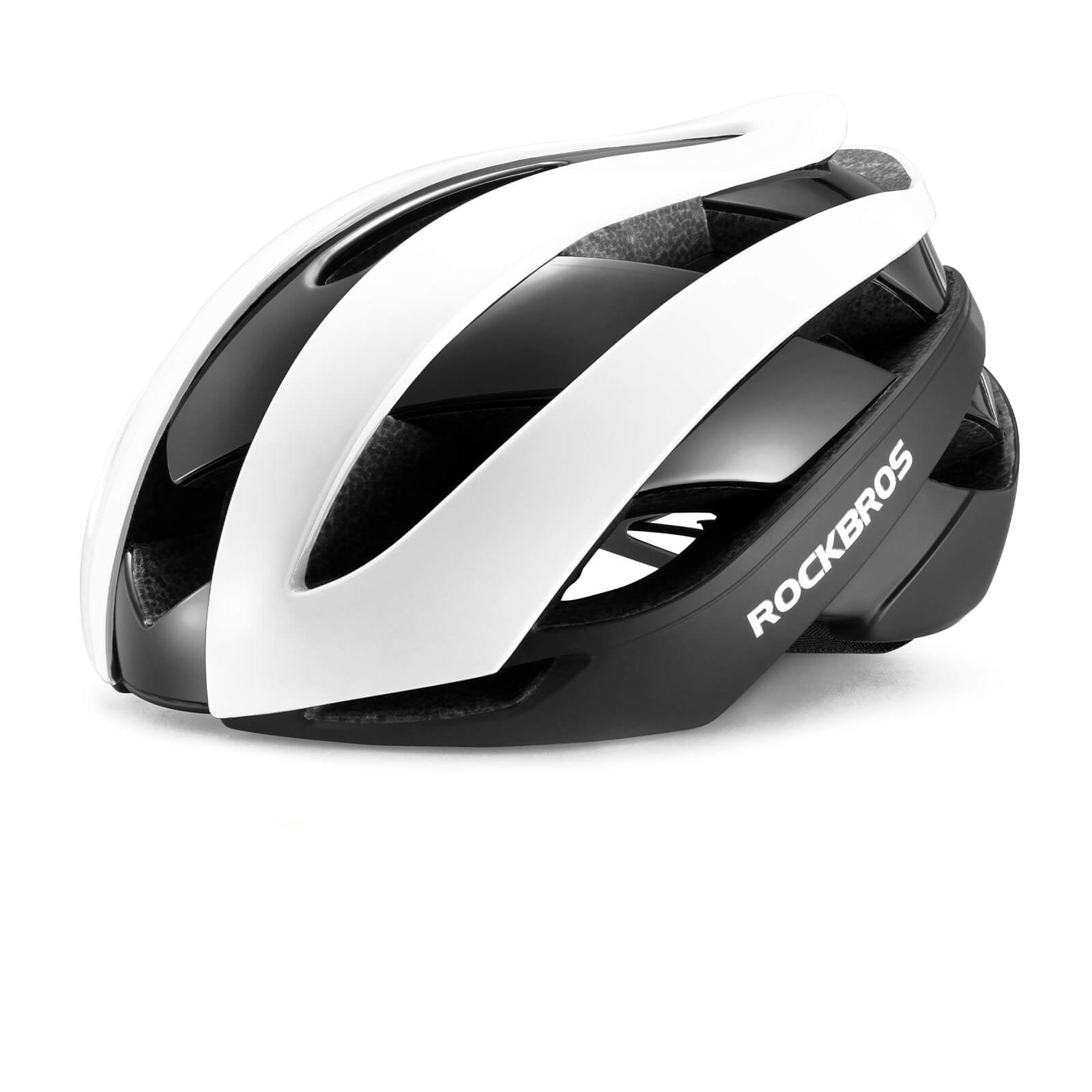 rockbros lightweight cycling helmet for road and mountain riding safety.
#color_black