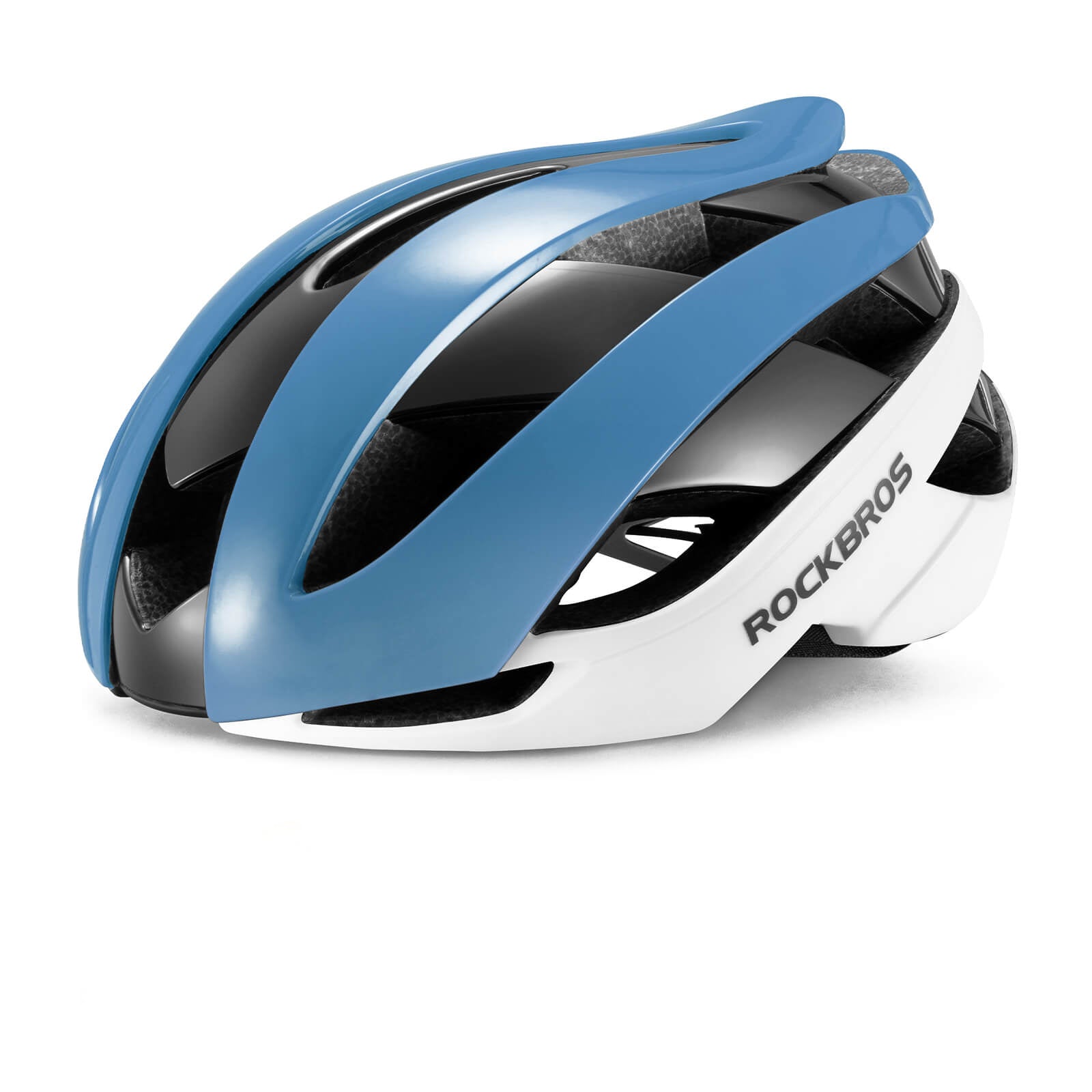 rockbros lightweight cycling helmet for road and mountain riding safety.
#color_blue