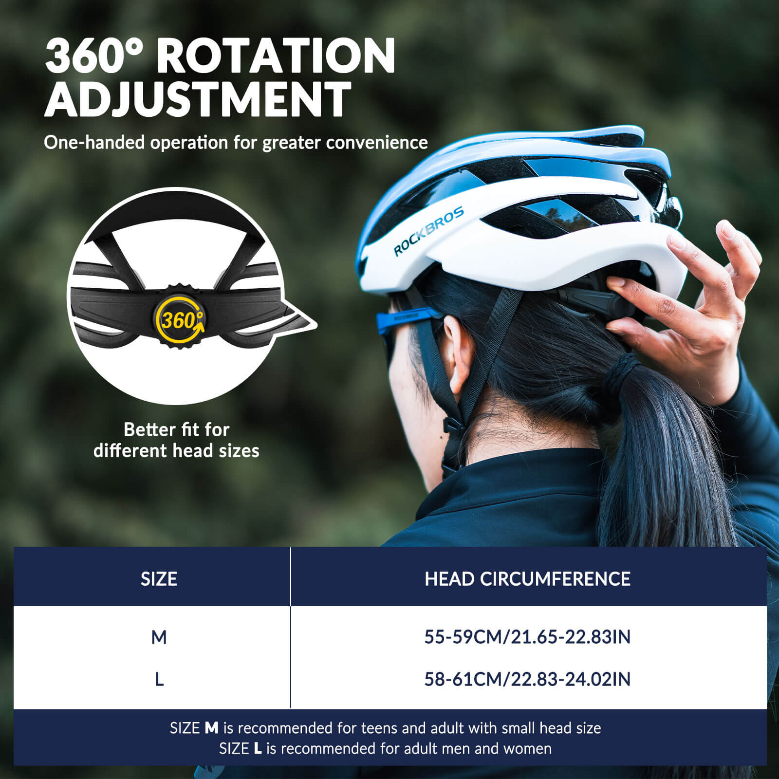 rockbros lightweight cycling helmet for road and mountain riding safety.
#color_pink