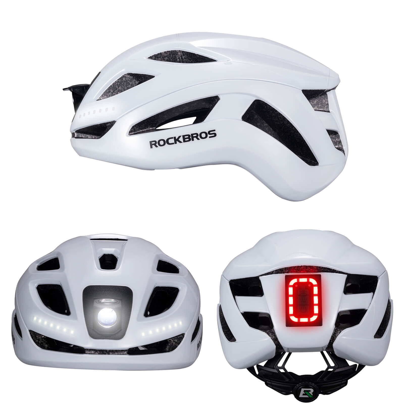 rockbros cycling helmet rear warning light.
#color_white