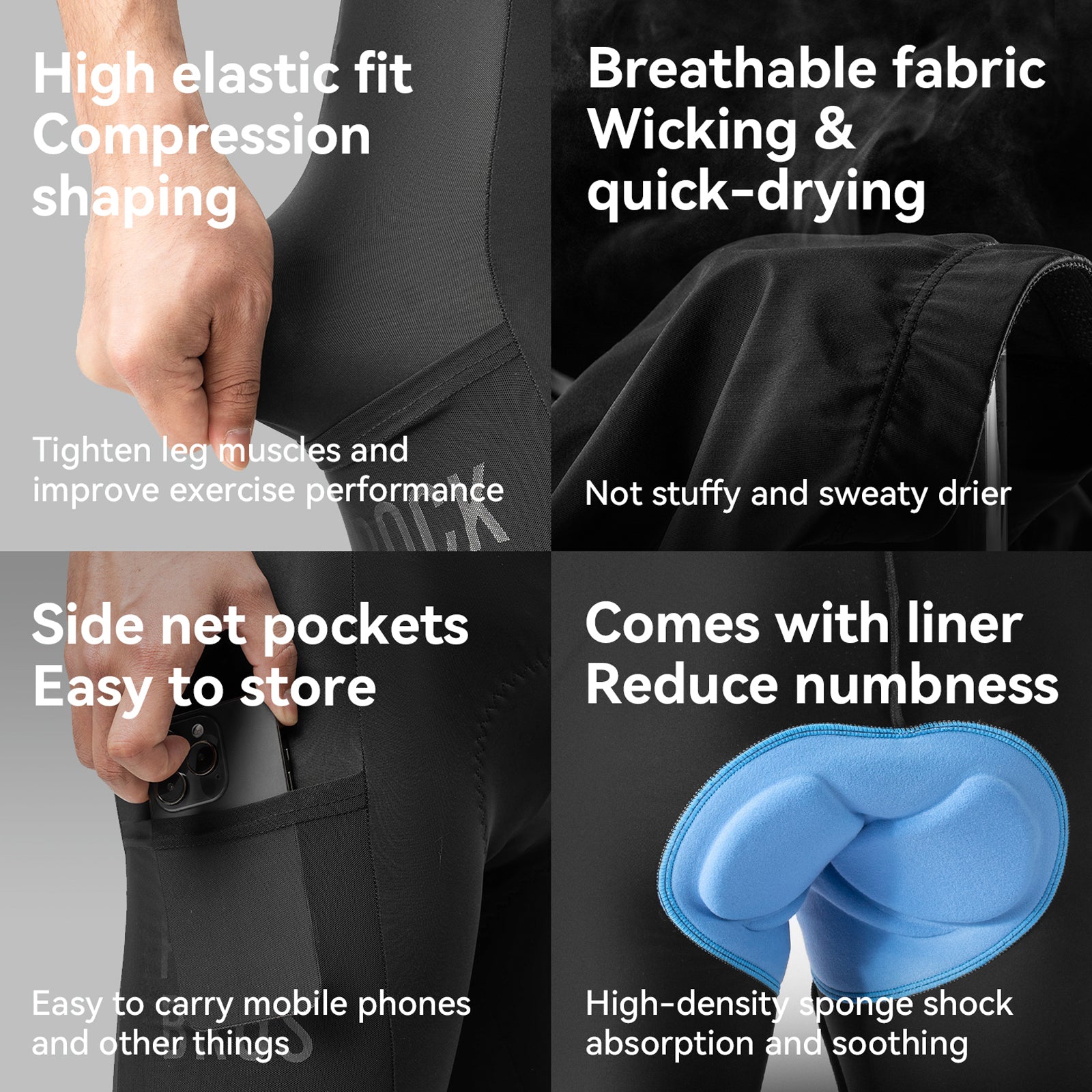 ROCKBROS men's cycling jersey short sleeve breathable lightweight.
#option_shorts