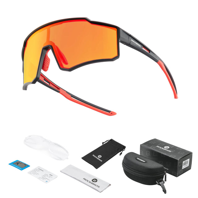 rockbros polarised cycling sunglasses uv400 sports riding glasses
#color_black