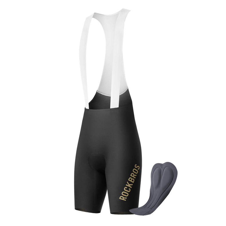 ROCKBROS lightweight summer cycling bib shorts with dolomiti pad for endurance rides