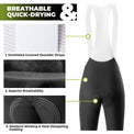 ROCKBROS lightweight summer cycling bib shorts with dolomiti pad for endurance rides