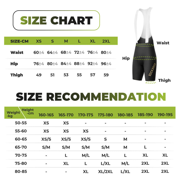 ROCKBROS lightweight summer cycling bib shorts with dolomiti pad for endurance rides