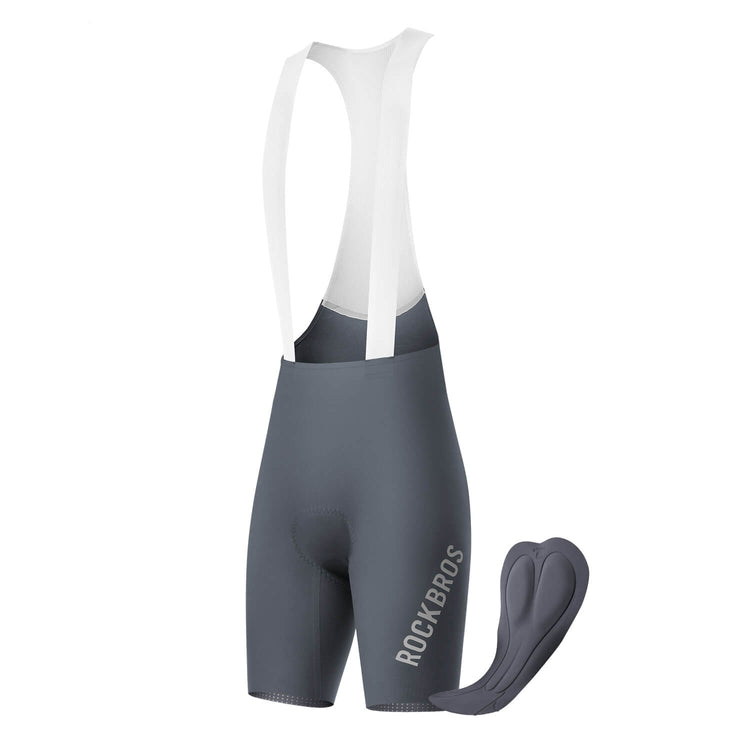 ROCKBROS lightweight summer cycling bib shorts with dolomiti pad for endurance rides