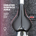 rockbros durable padded bike saddle soft tail light bracket ready for commuting and road cycling