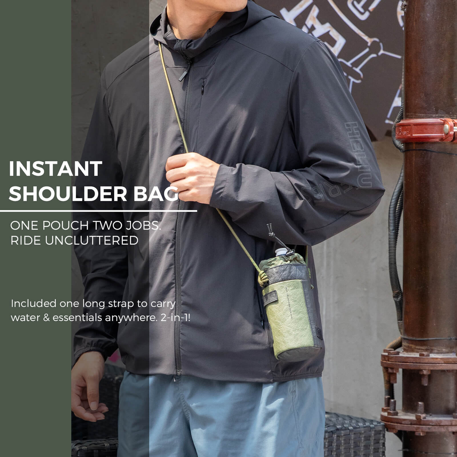 rockbros eco-friendly tyvek bottle holder for everyday use