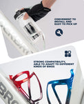 rockbros electroplated aluminium bike bottle cage for cycling