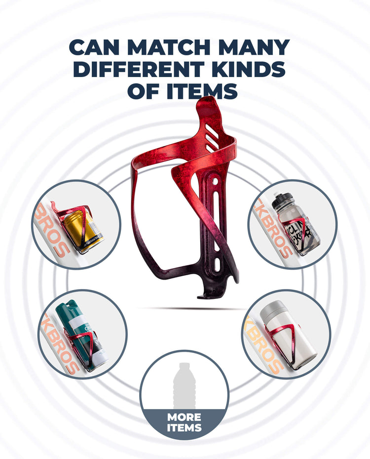 rockbros electroplated aluminium bike bottle cage for cycling