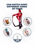 rockbros electroplated aluminium bike bottle cage for cycling