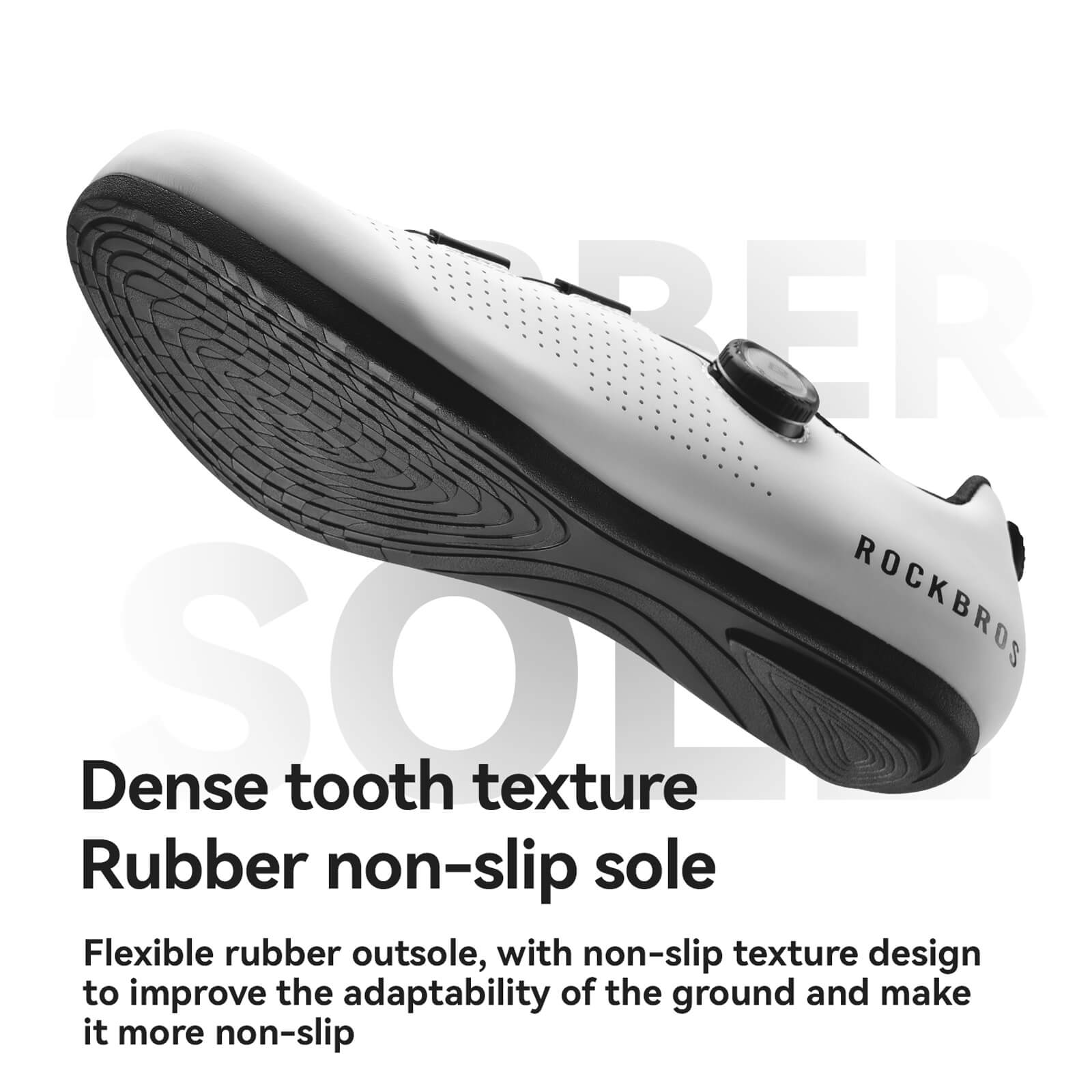 ROCKBROS flat pedal non-cleat cycling shoes for road and mtb riding.