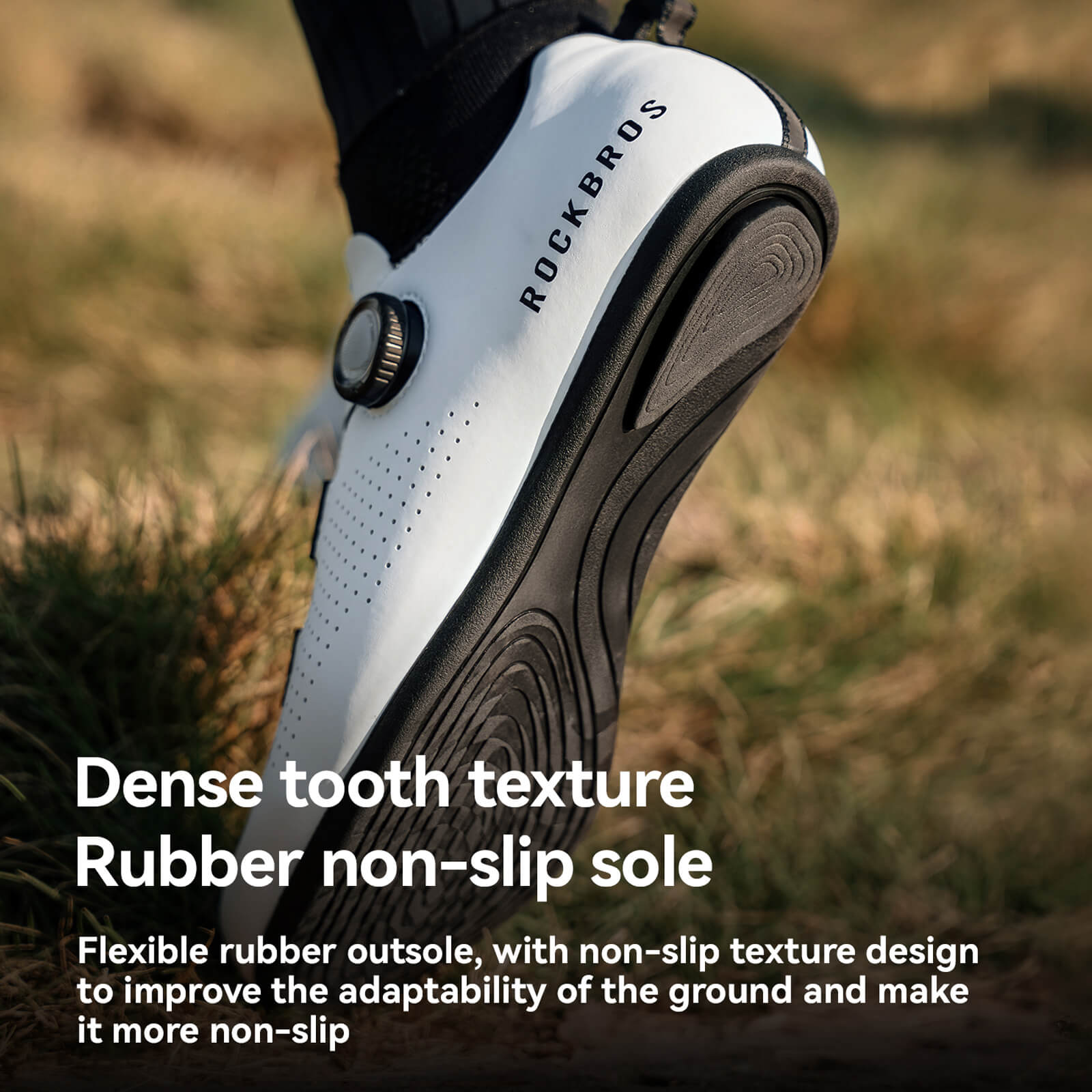 ROCKBROS flat pedal non-cleat cycling shoes for road and mtb riding.