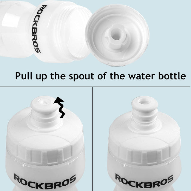 rockbros soft squeeze cycling water bottle for bike riding
#color_gray