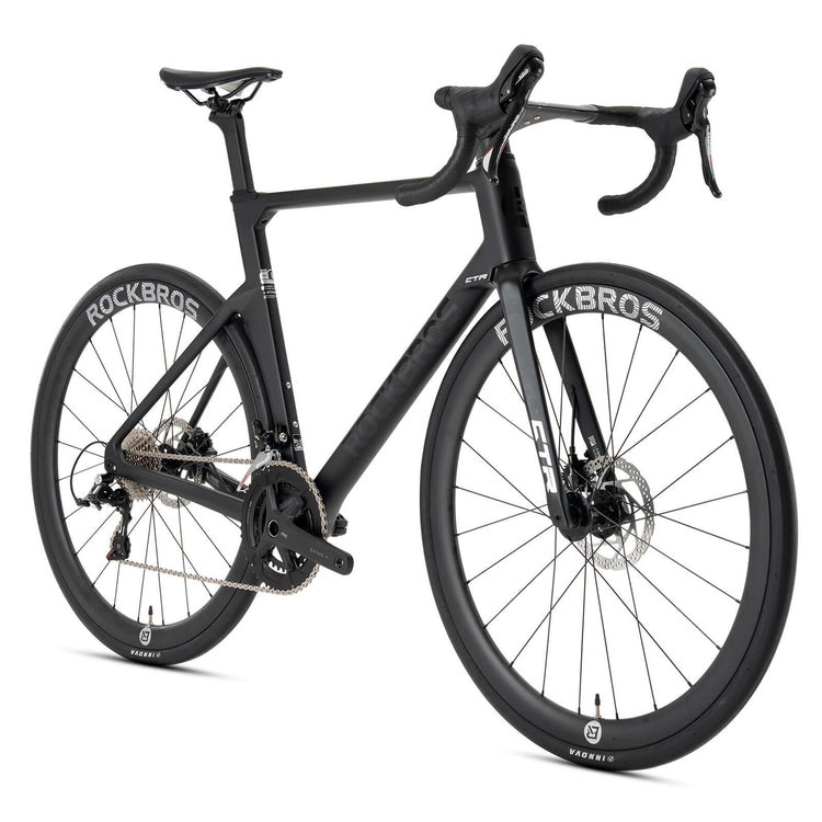 rockbros lightweight carbon road bicycle flowride ctr 2.0 for long distance cycling
#option_Matte Black M