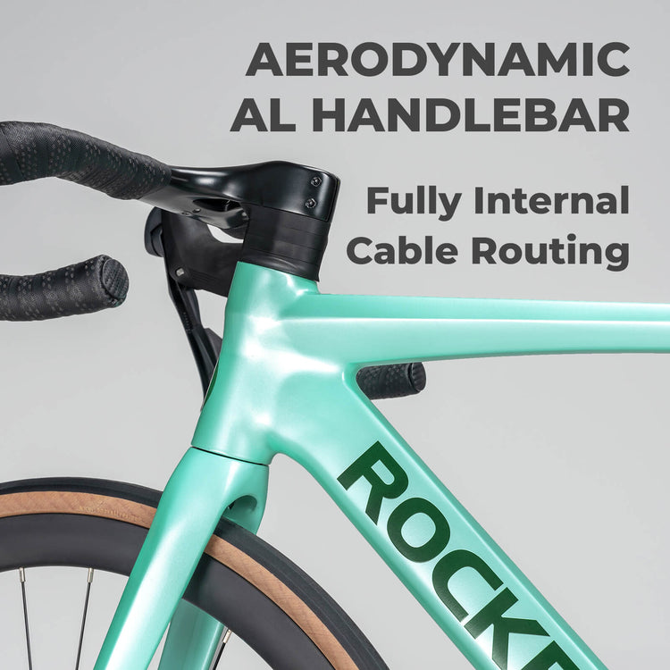 ROCKBROS FLR-W3 10 speed road bike green gradient for smooth riding