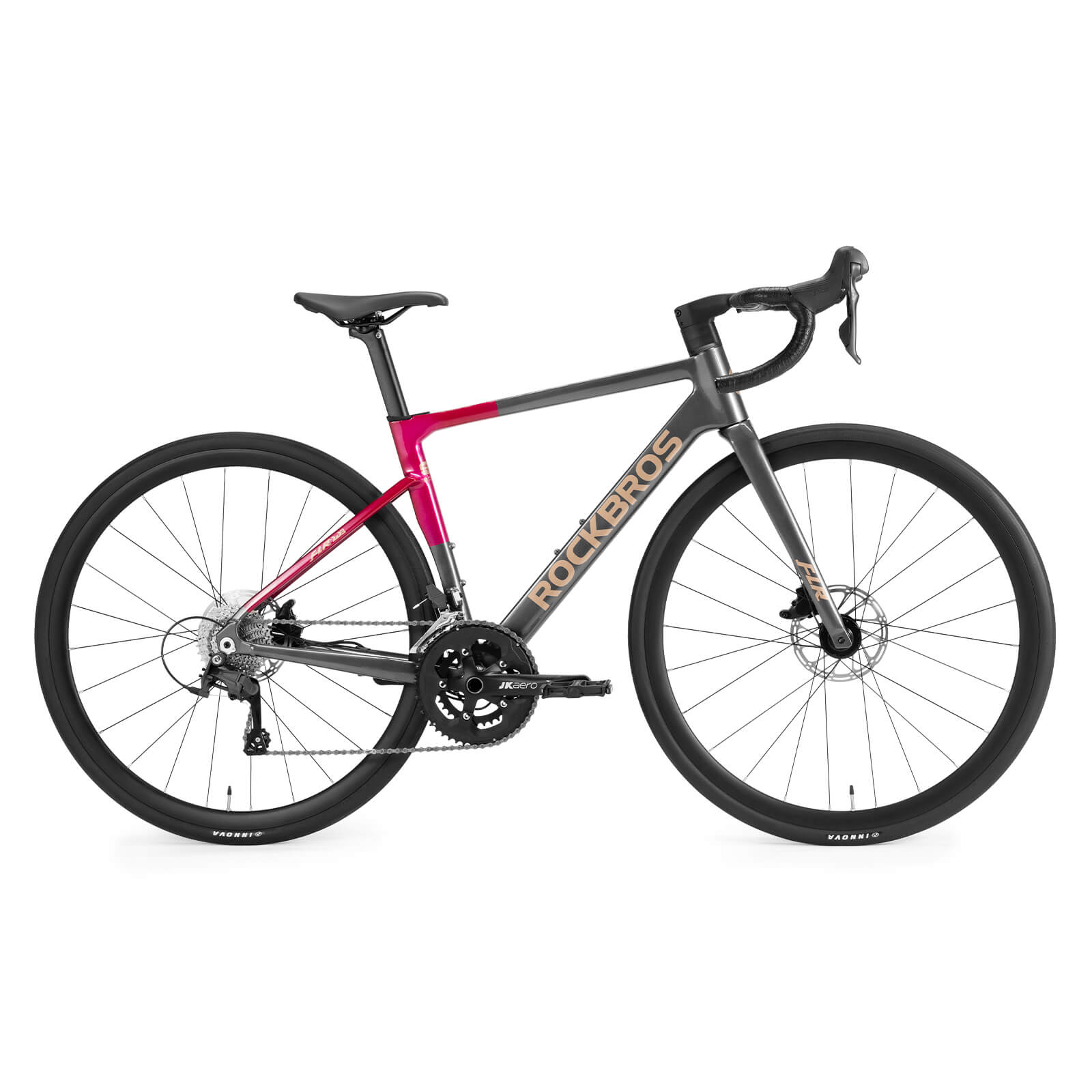 rockbros 700C road bike FLR-W3 durable and lightweight design
#color_Turbo Red