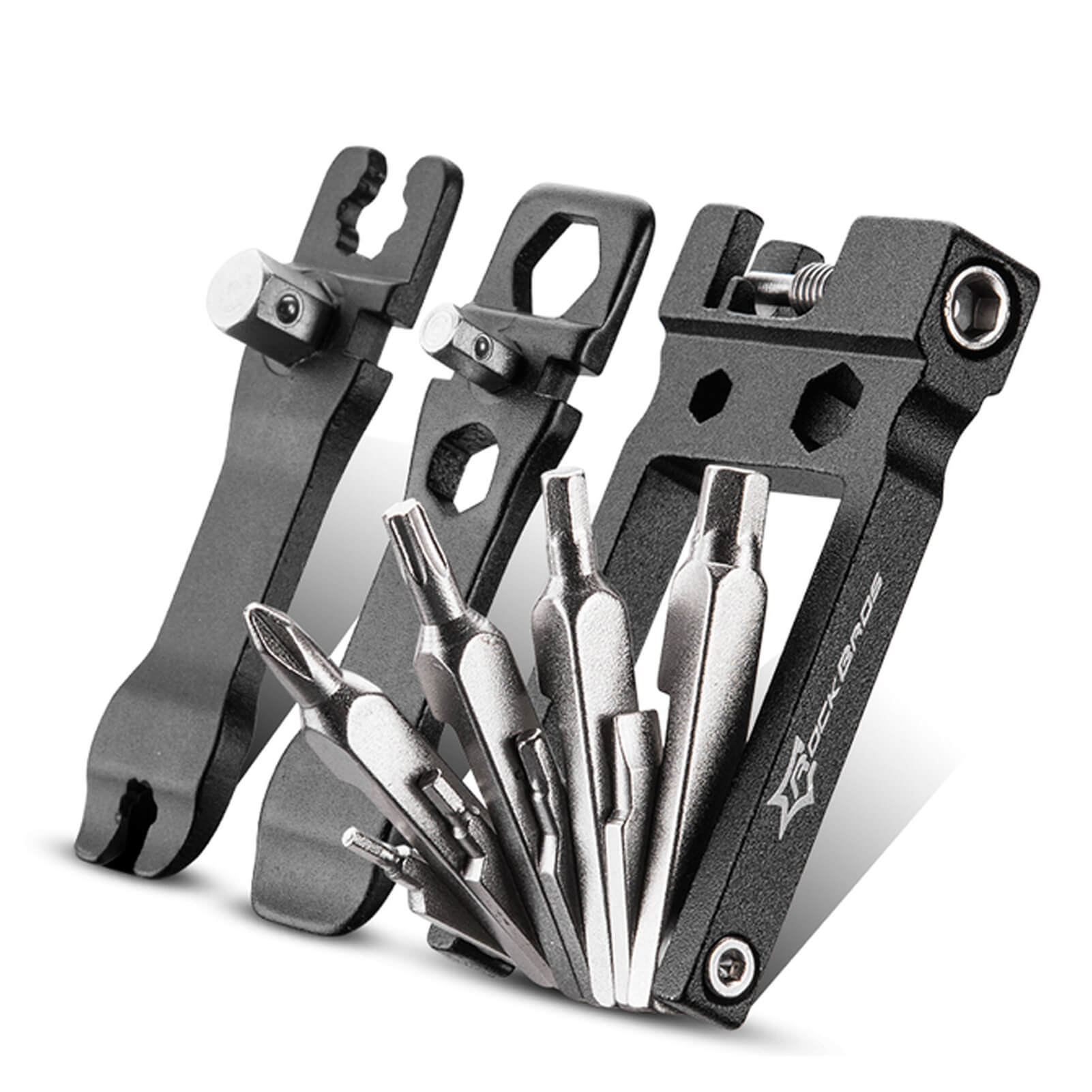 rockbros foldable stainless steel bicycle multi-tool for cycling repair.
#option_20-in-1 Repair Tool