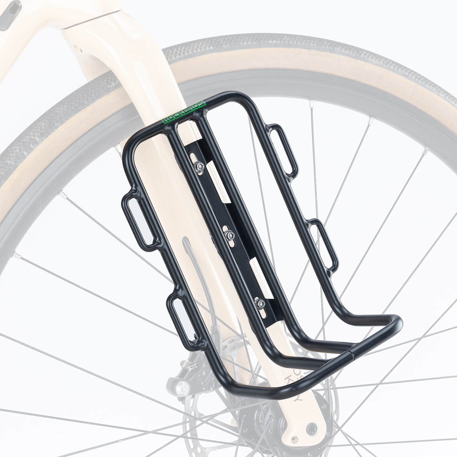 rockbros lightweight front fork rack and cargo bag set for mountain and road bikes.
#options_Front Fork Rack