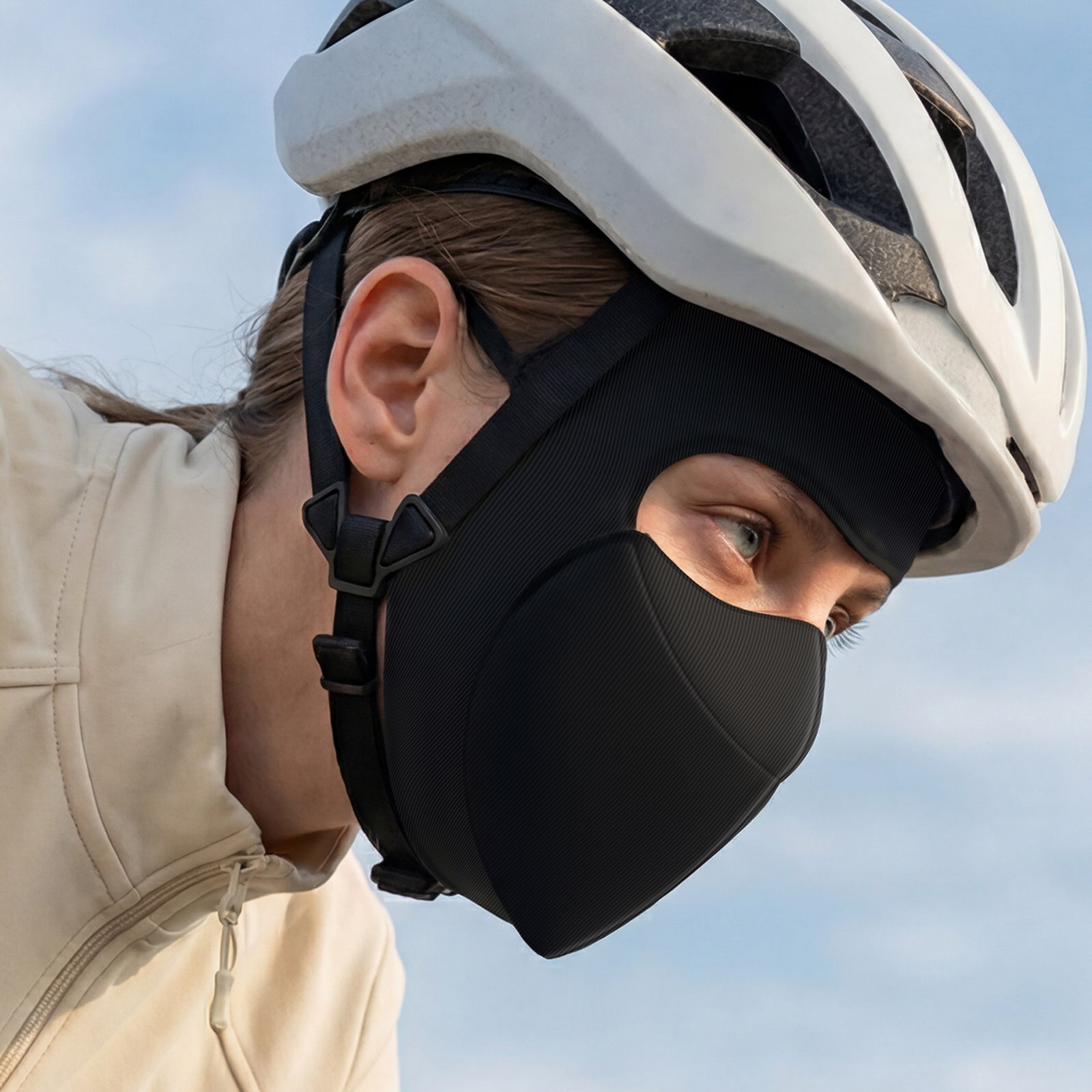 ROCKBROS Full Face Sports Mask with Soft Touch Fabric - Breathable Balaclava for Outdoor Sports.
#color_grey