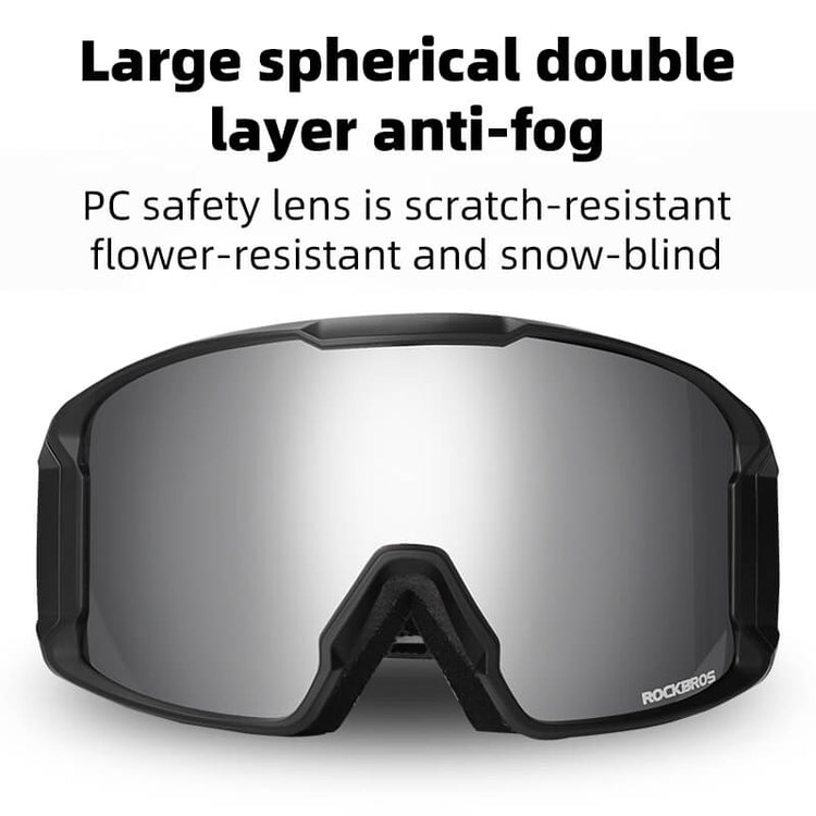 Anti fog ski goggles designed for clear vision in cold conditions