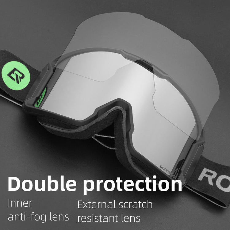 Anti fog ski goggles designed for clear vision in cold conditions