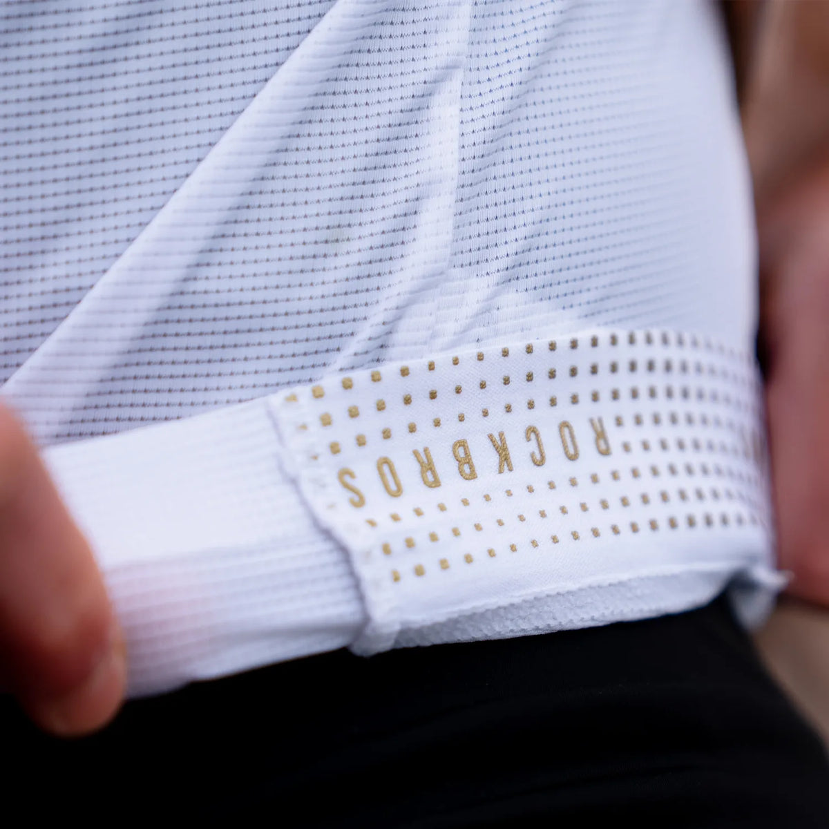 ROCKBROS Gold Series men's summer cycling jersey and shorts kit