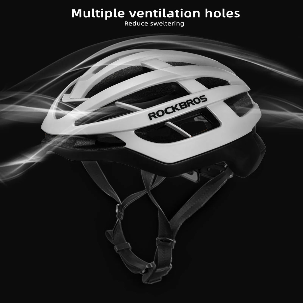 ROCKBROS HC-58 red cycling helmet for MTB and road riding.
#colour_white