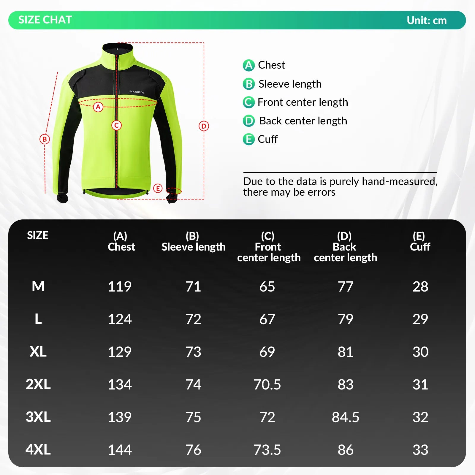 Hi-Vis Thermal Cycling Jacket Water-Resistant Fleece Gear for Winter