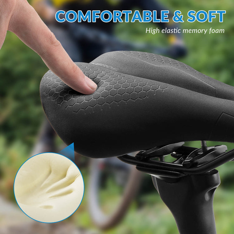 rockbros hollow comfort bicycle saddle for mountain and road biking