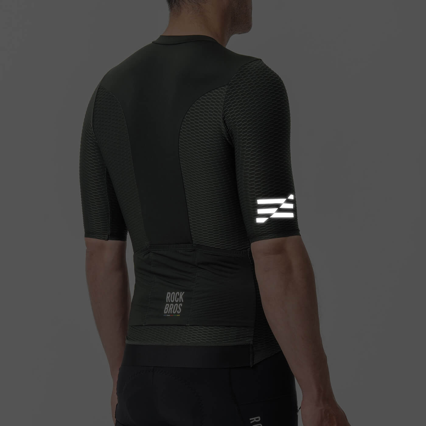 rockbros performance men’s cycling jersey for daily road rides.