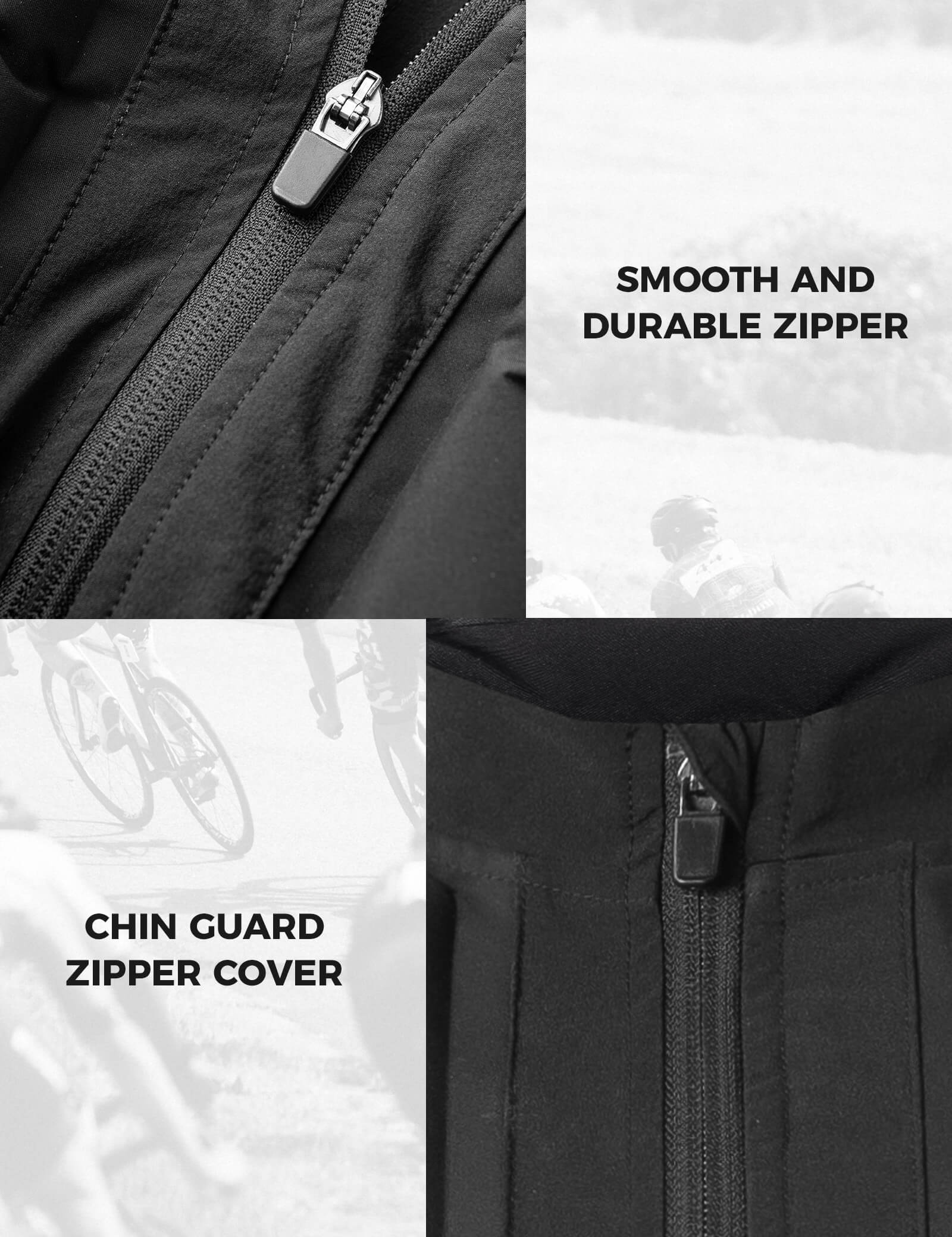ROCKBROS Unisex Inflatable Vest - All-Weather Smart Temperature Regulating Bodywarmer in Black