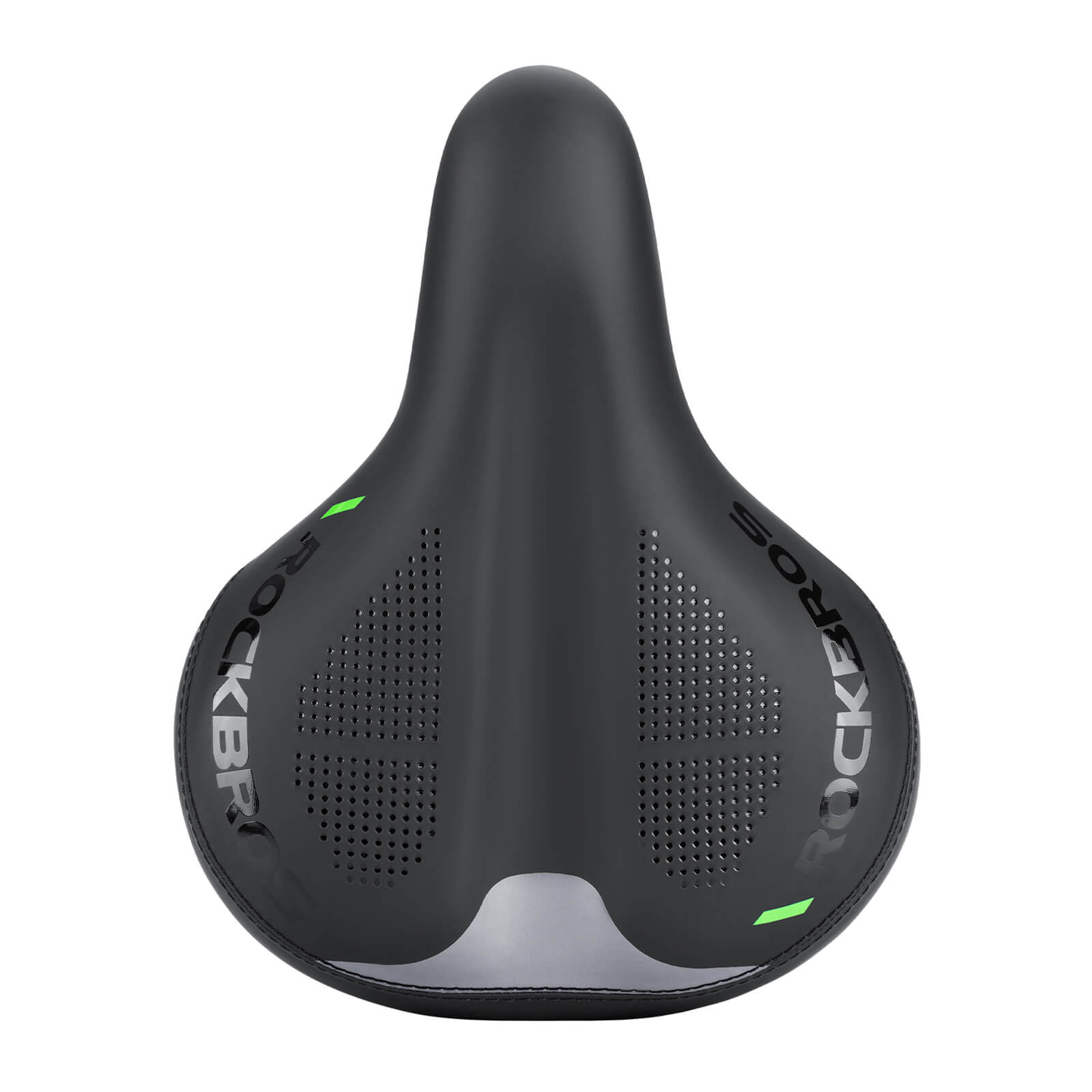 ROCKBROS inflatable shock absorbing bike saddle for smooth rides.