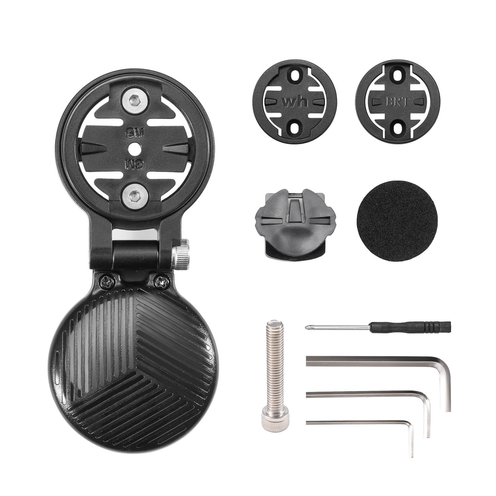 rockbros integrated mount cap wt-2 lightweight aluminium design