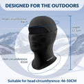ROCKBROS windproof fleece cycling mask for kids outdoor riding