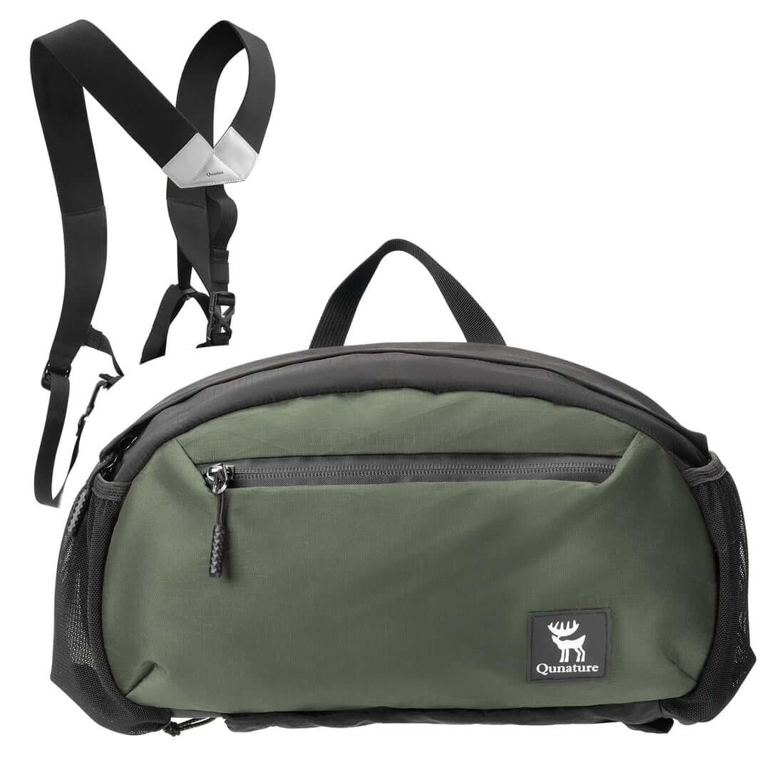 Water-repellent waist bag, suitable for outdoor rainy weather.
#color_green