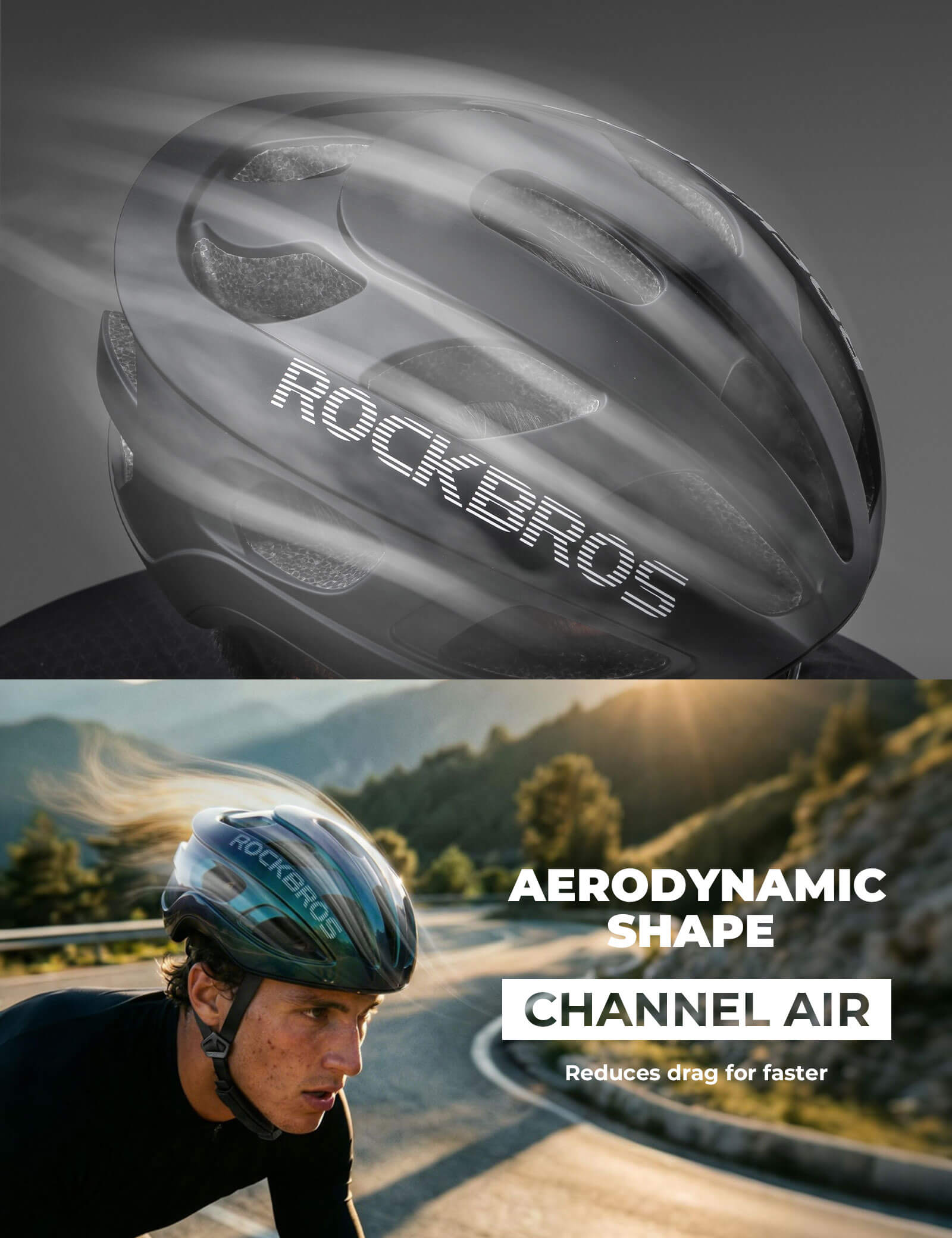 Rockbros LK-66 Adult Bike Helmet - In-Mold Professional Cycling Helmet
#options_matte black
