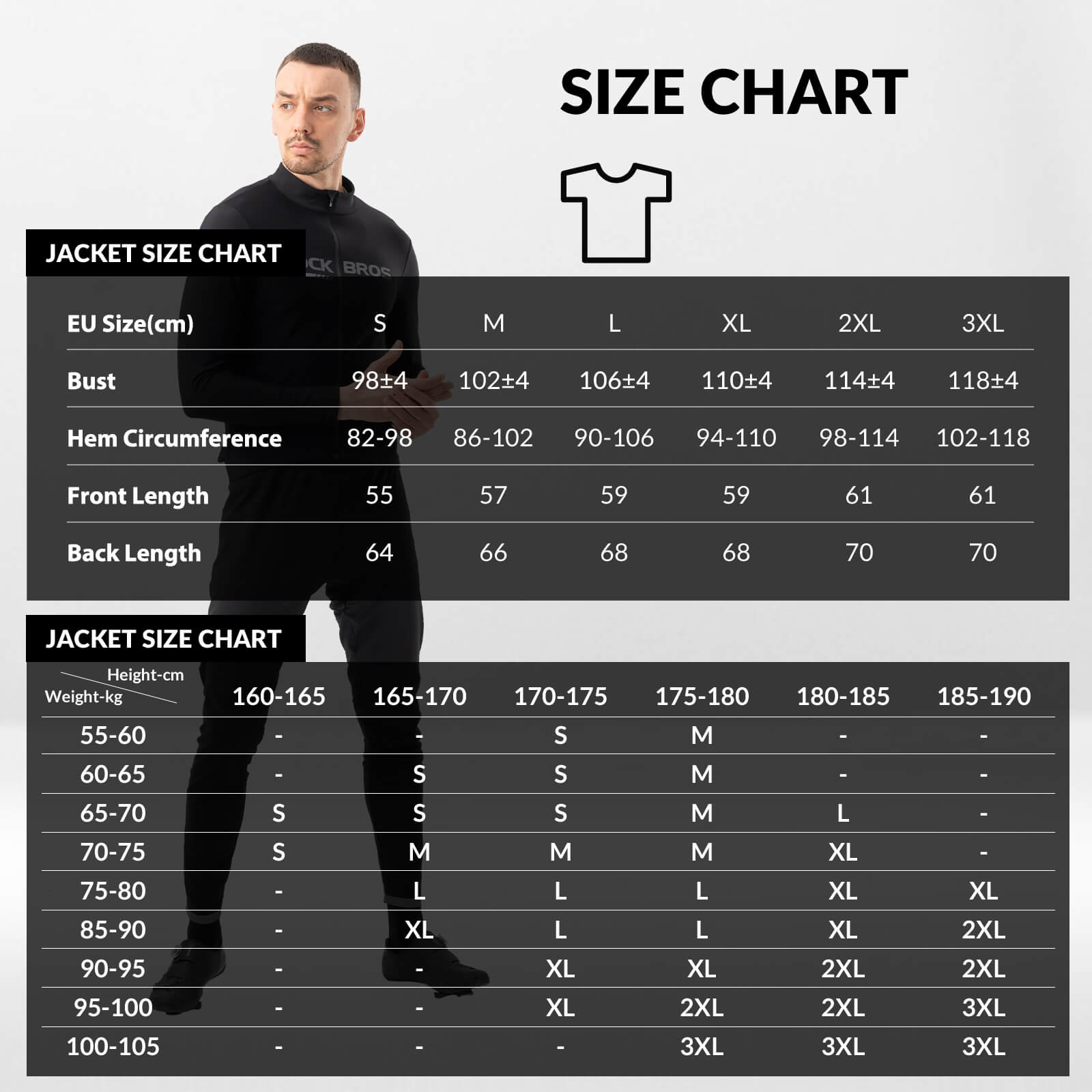 rockbros long sleeve cycling jersey for autumn and winter riding.