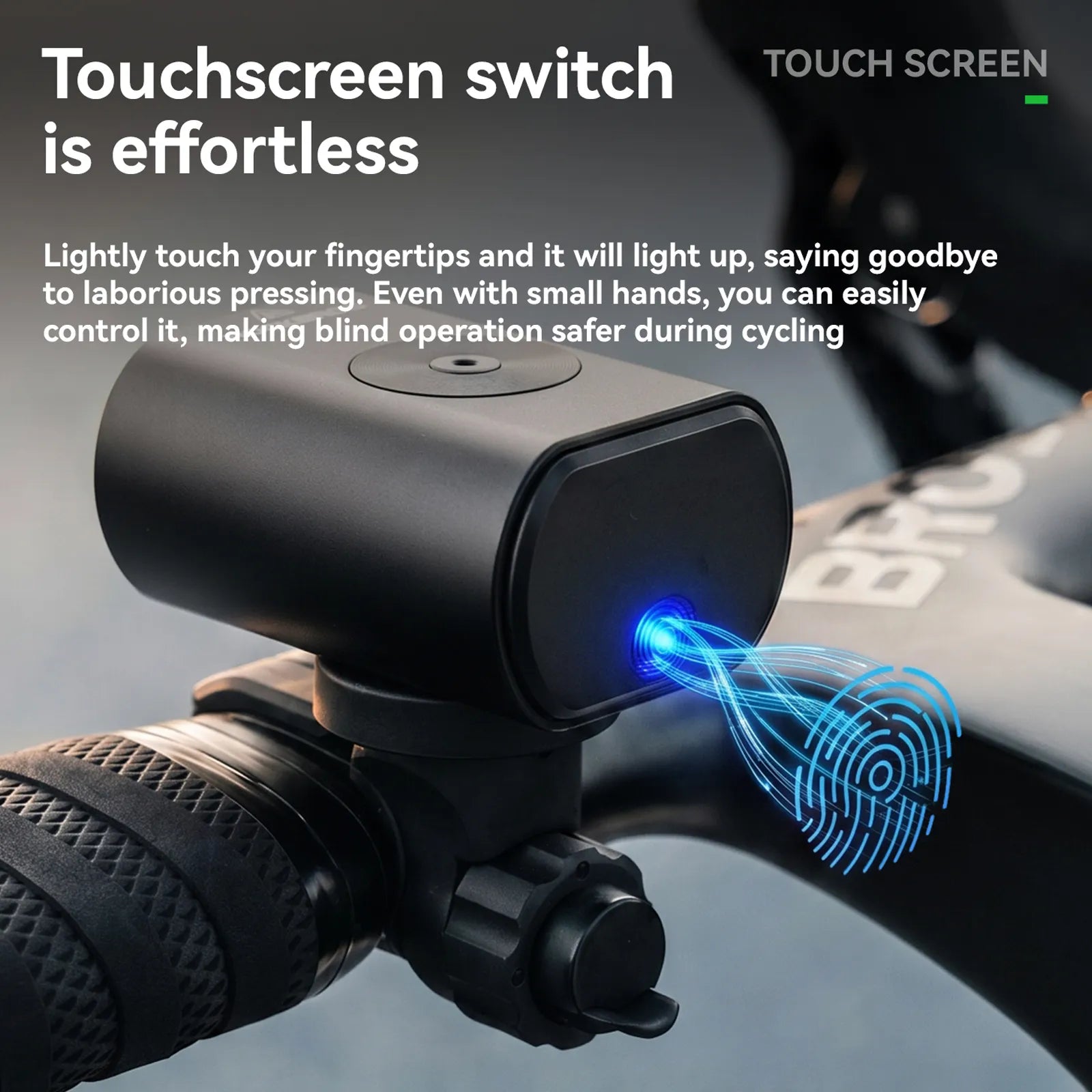 Rockbros M5 1000 lumen multi-beam bike front light for nighttime cycling