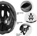 rockbros magnetic goggles cycling helmet for road and mountain biking