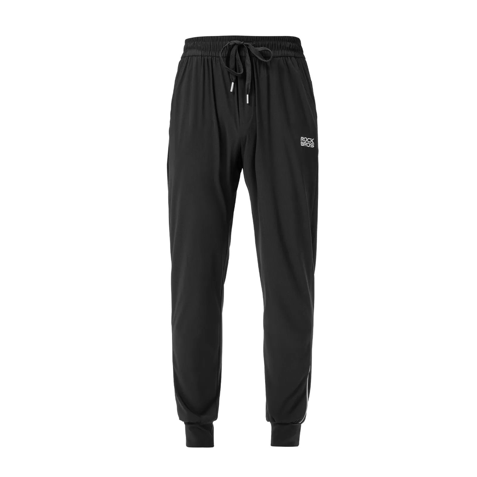 ROCKBROS Men's Breathable Cycling Pants with Tapered Fit and Ankle Cuffs - Professional Biking Trousers