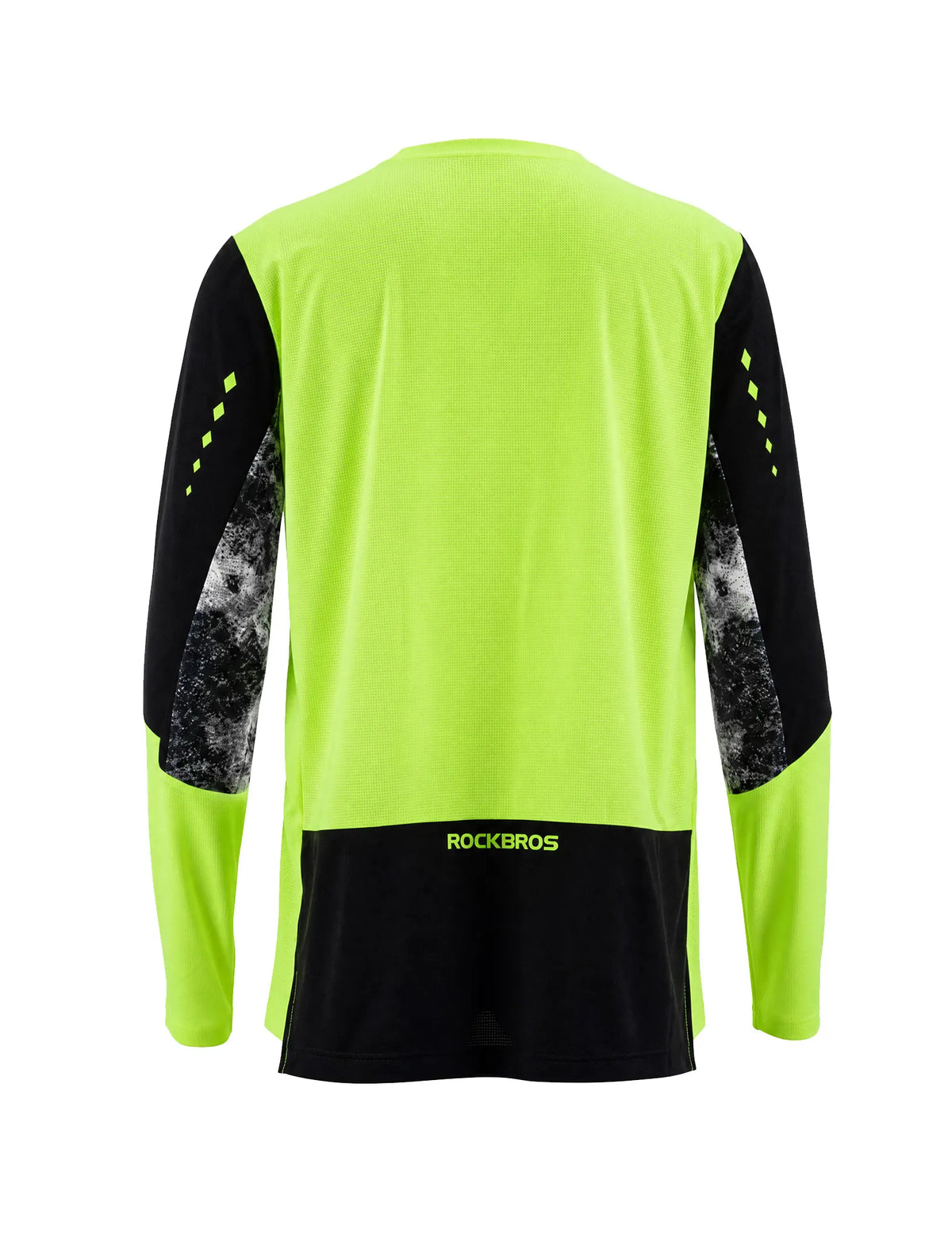 ROCKBROS men's MTB long sleeve trail jersey front view