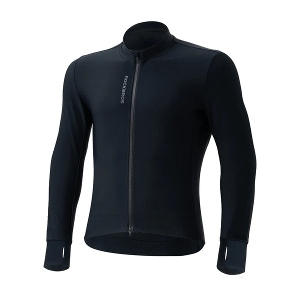 ROCKBROS thermal long sleeve cycling jersey winter cycling